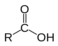 Groupe carbonyle caractéristique de la fonction acide carboxylique