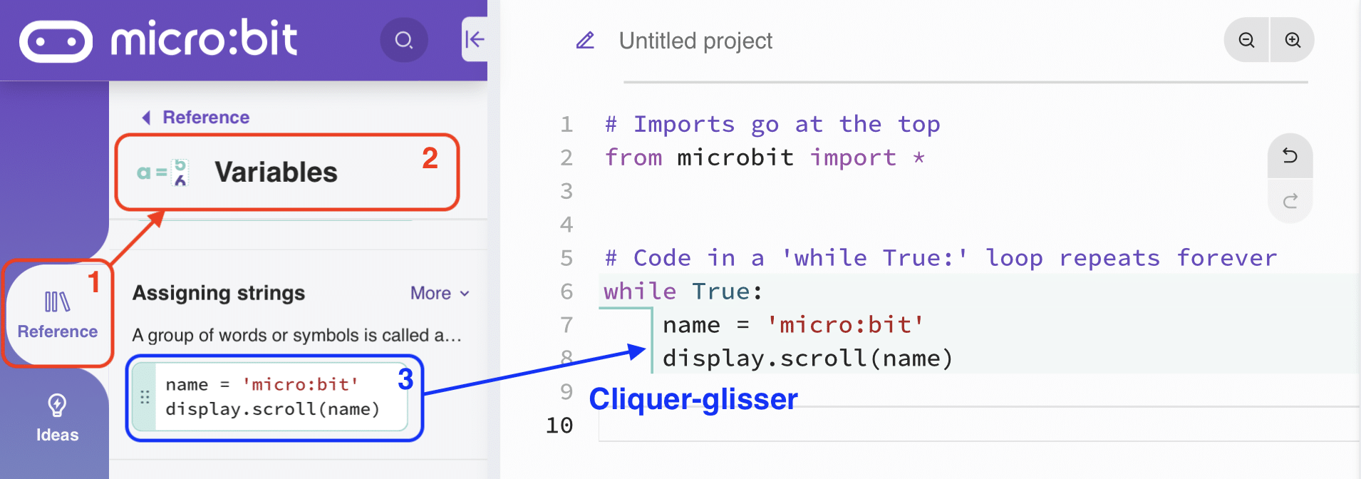 Simulateur micro:bit et transfert dans la carte - phychiers.fr