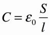 Formule de la capacité en fonction de ses caractéristiques physiques